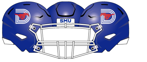 2025 Blue Helmet White Mask D Horse