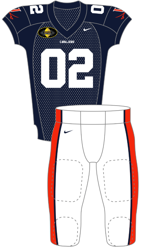 Virginia 2002 Bowl Uniform