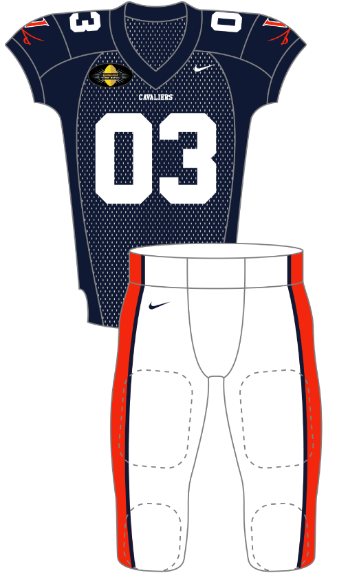 Virginia 2003 Bowl Uniform