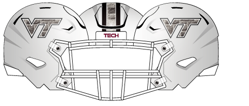 Virginia Tech 2025 Hokie Stone Helmet