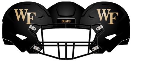 Wake Forest 2021 Black Helmet
