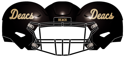 Wake Forest 2025 Deacs Glossy Helmet
